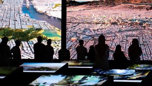 A Neom exhibition. Saudi Arabia is looking for funds for such projects and its PIF has signed an MoU with a credit agency from Italy